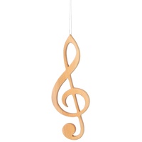 Wooden Hanger 'Violin clef' With Crystal 