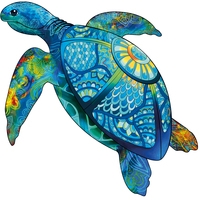 Rainbow Wooden Puzzle Sea Turtle (125pcs) 