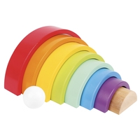 Wooden Building Blocks Large Rainbow 